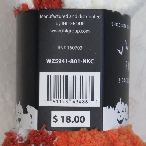 Rae Dunn* Women's 3 Pack Ladies‎ Cozy Autumn Socks~Shoe Size 5-10/Sock Size 9-11 - Picture 5 of 7